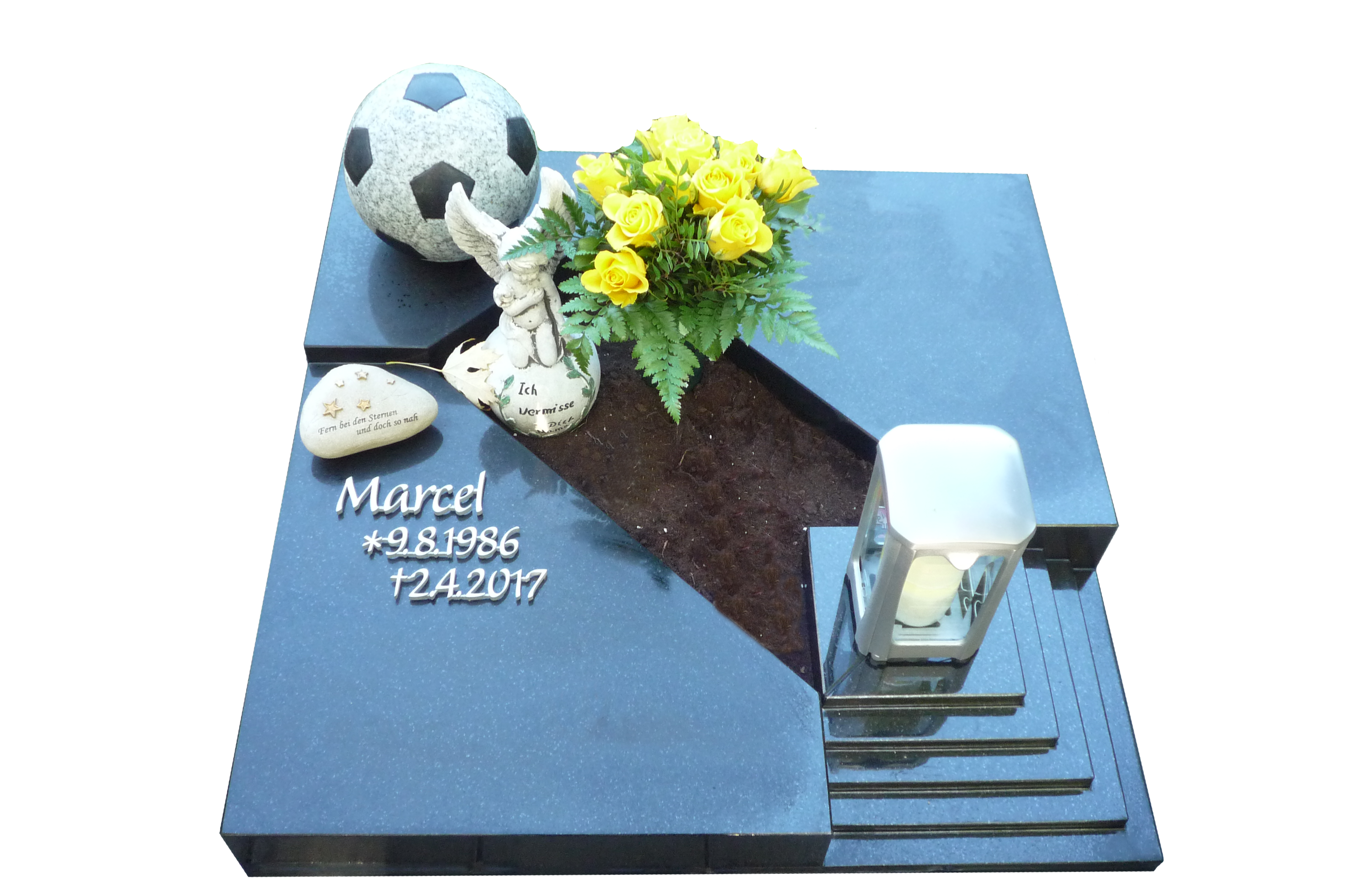 Urnengrab-Fussball